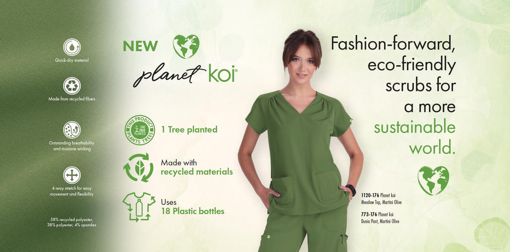 Planet koi eco friendly scrubs