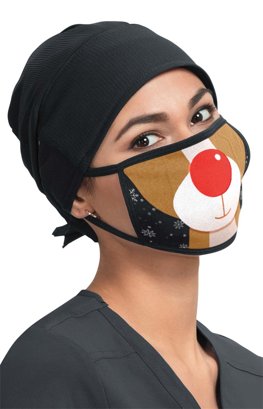 Knit Fashion Mask Rudolph