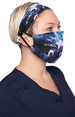 Fashion Mask + Headband Set Galaxy Burst