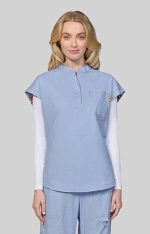 Seraphine Top | Classics | Glass Blue