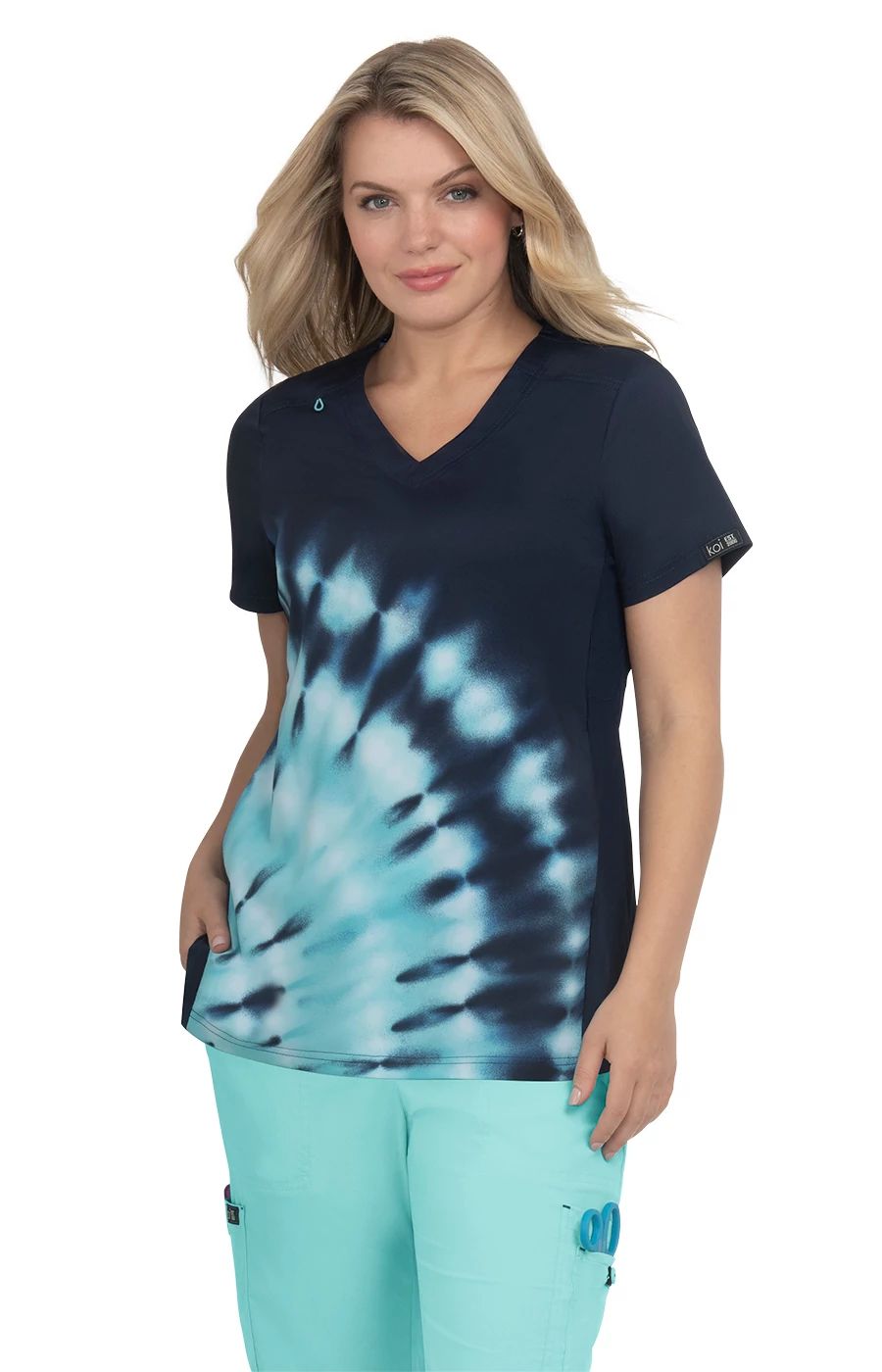 Cali Top Tie Dye Burst Fresh Mint