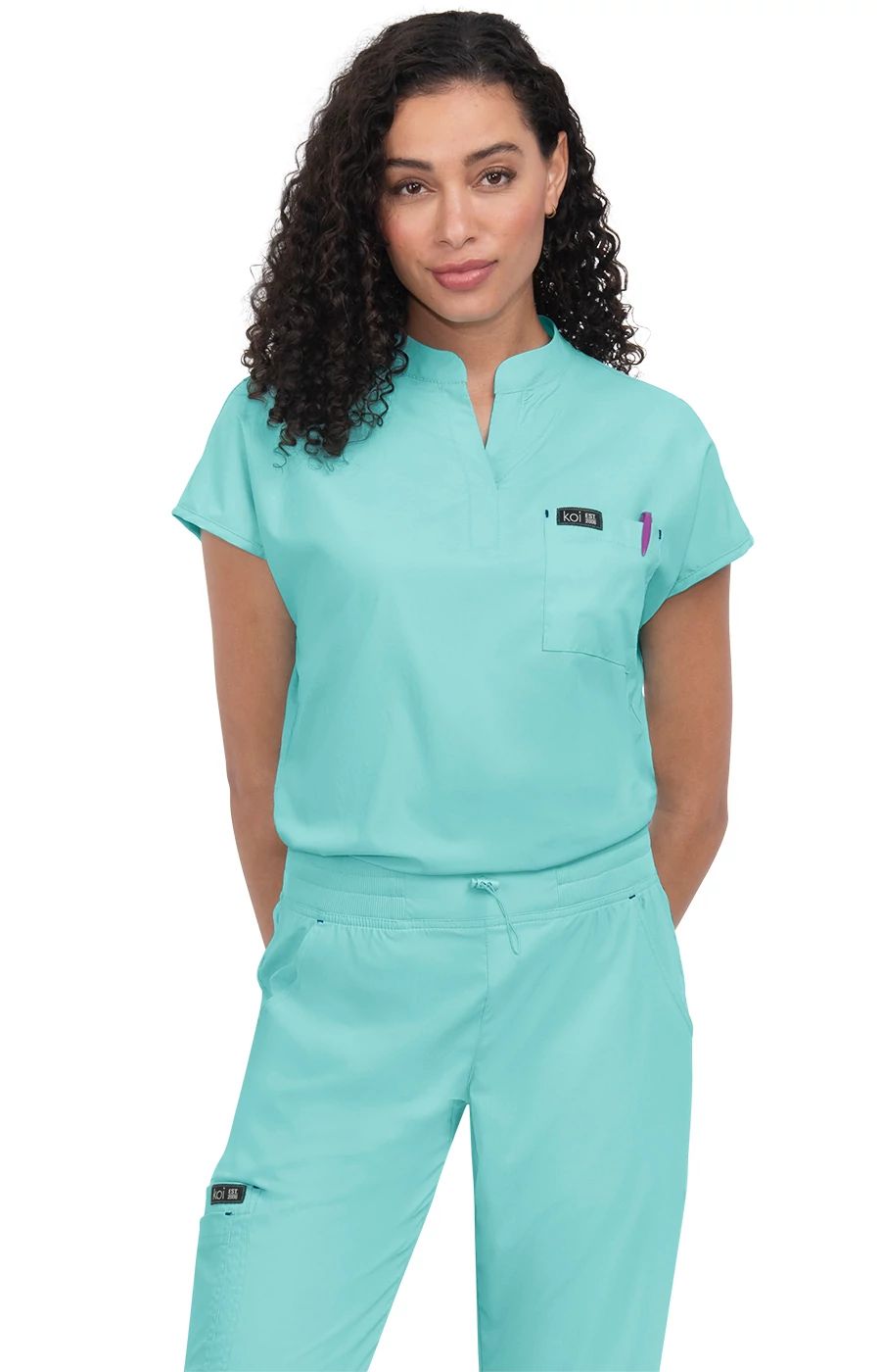 トップス Arii Ari Women's 1-Pocket Stretch Tuck-In Scrub Top – koihappiness