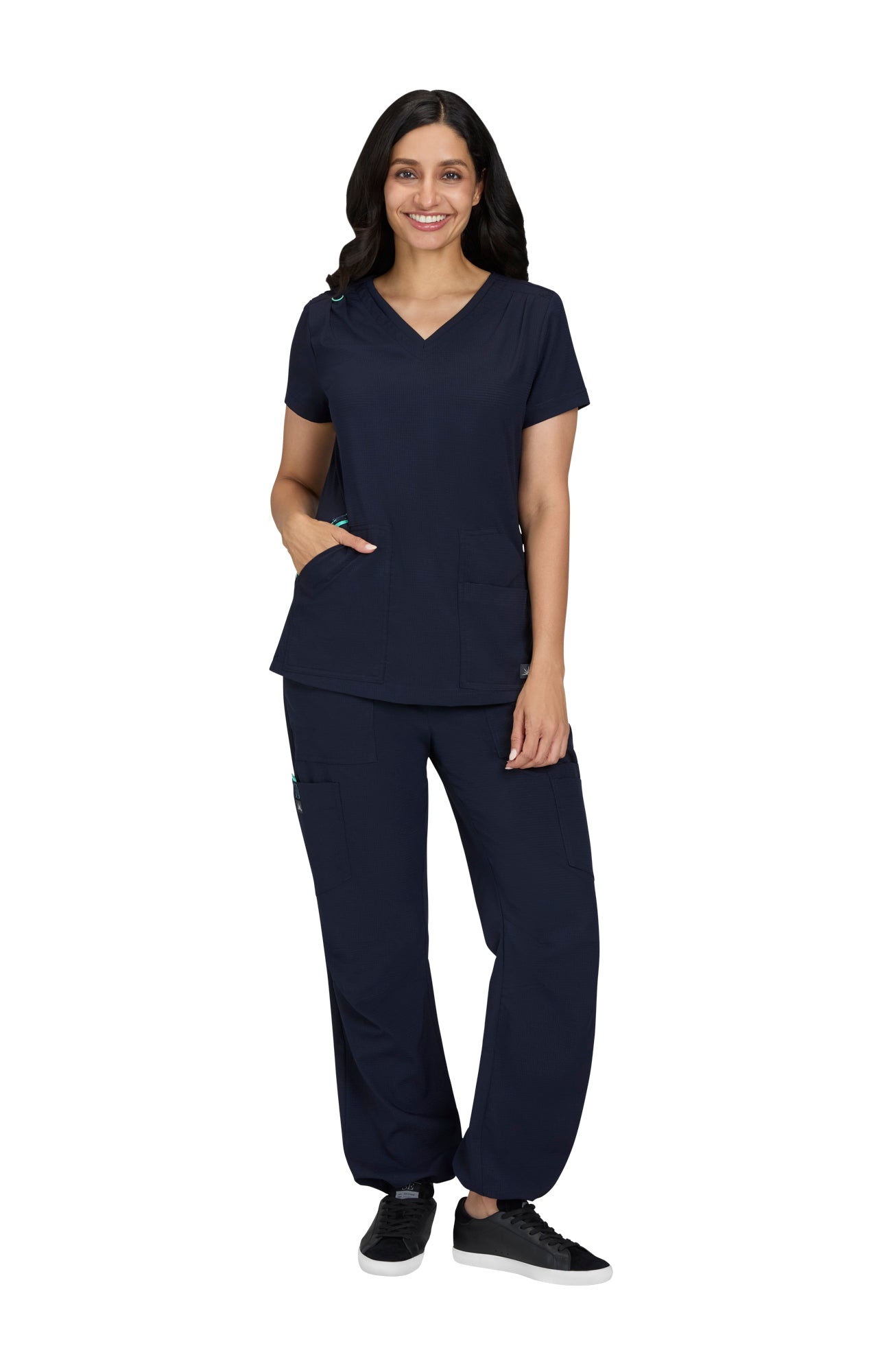 Solis x koi Sari Women's 4-Pocket Scrub Top – koihappiness