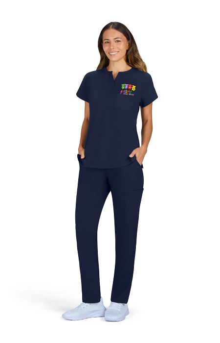 Hope Bloom Placement Top Navy