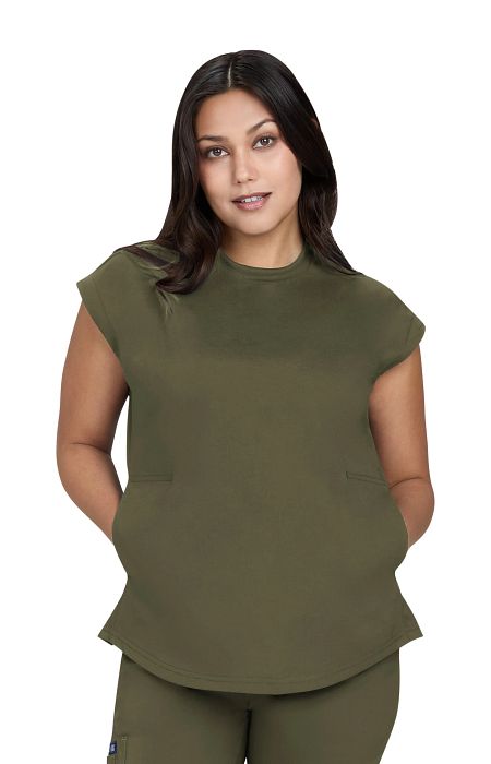 Kenley Top Olive Green
