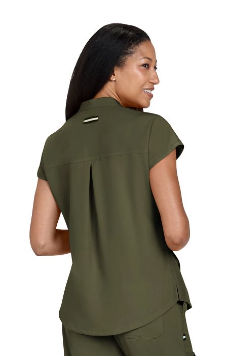 Superhuman Top Olive Green