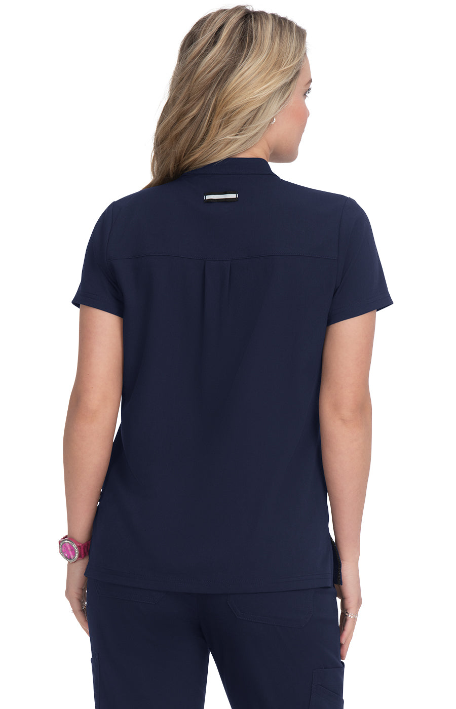 Driven Women's 4-Pocket Mandarin Collar Scrub Top – koihappiness