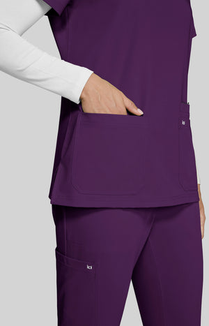 Hustle and Heart Top | Next Gen | Eggplant