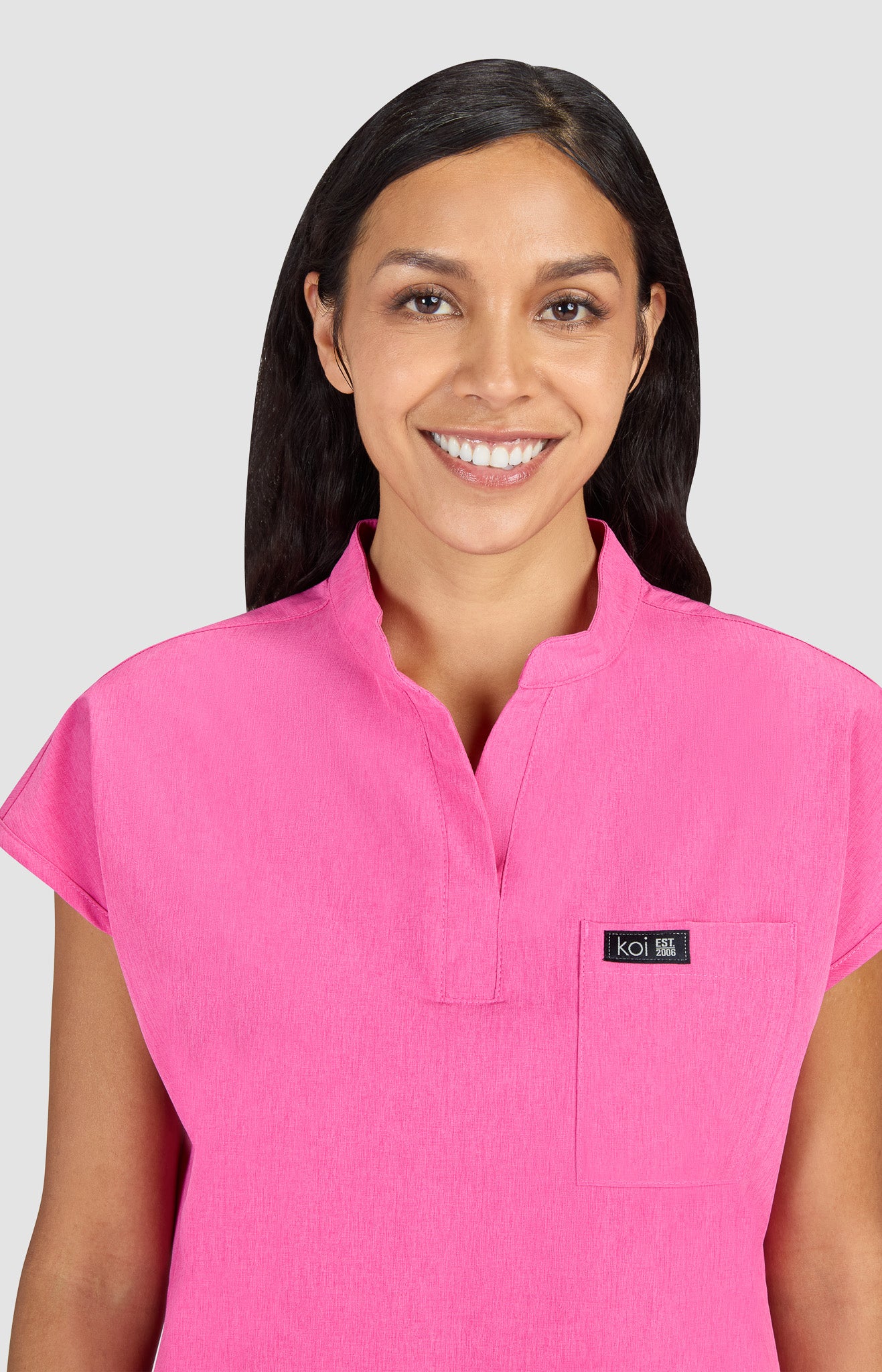 Ari Top Heather Pink Lemonade
