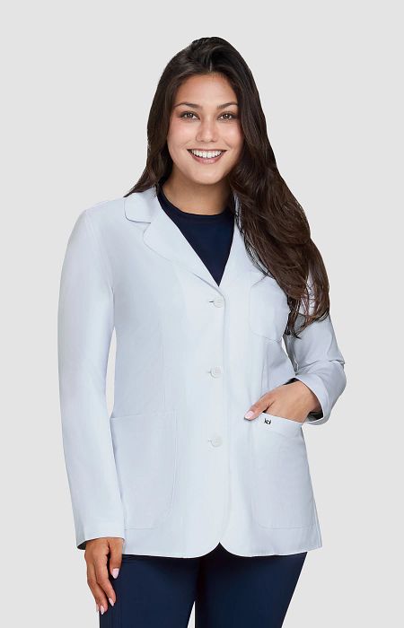 Amelia Lab Coat White