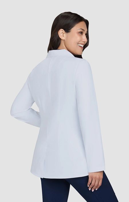 Amelia Lab Coat White
