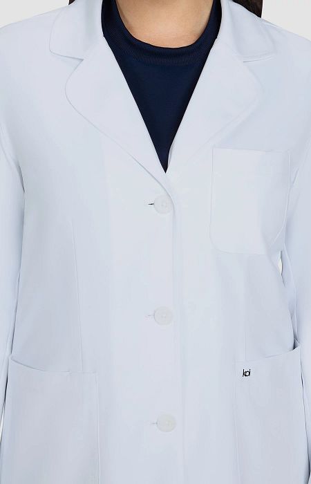 Amelia Lab Coat White