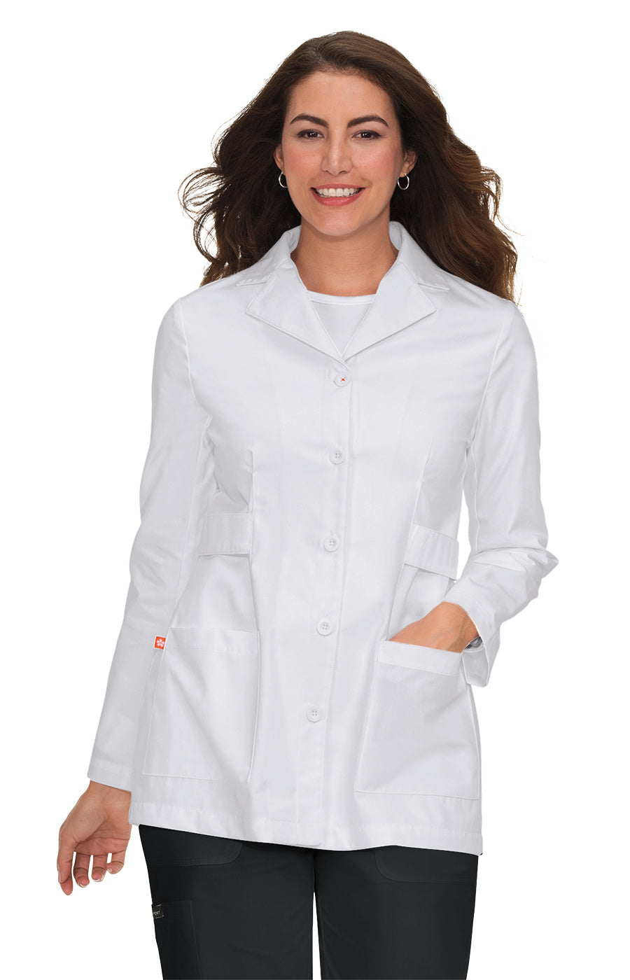 Orange Standard Hampton Women's 2-Pocket Lab Coat – koihappiness