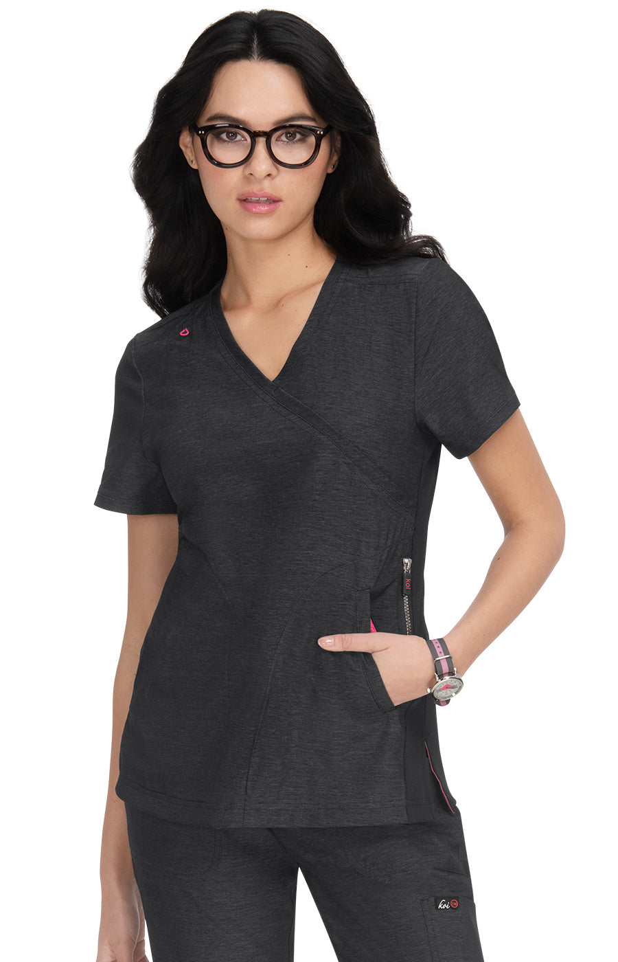 Philosophy Top Heather Charcoal