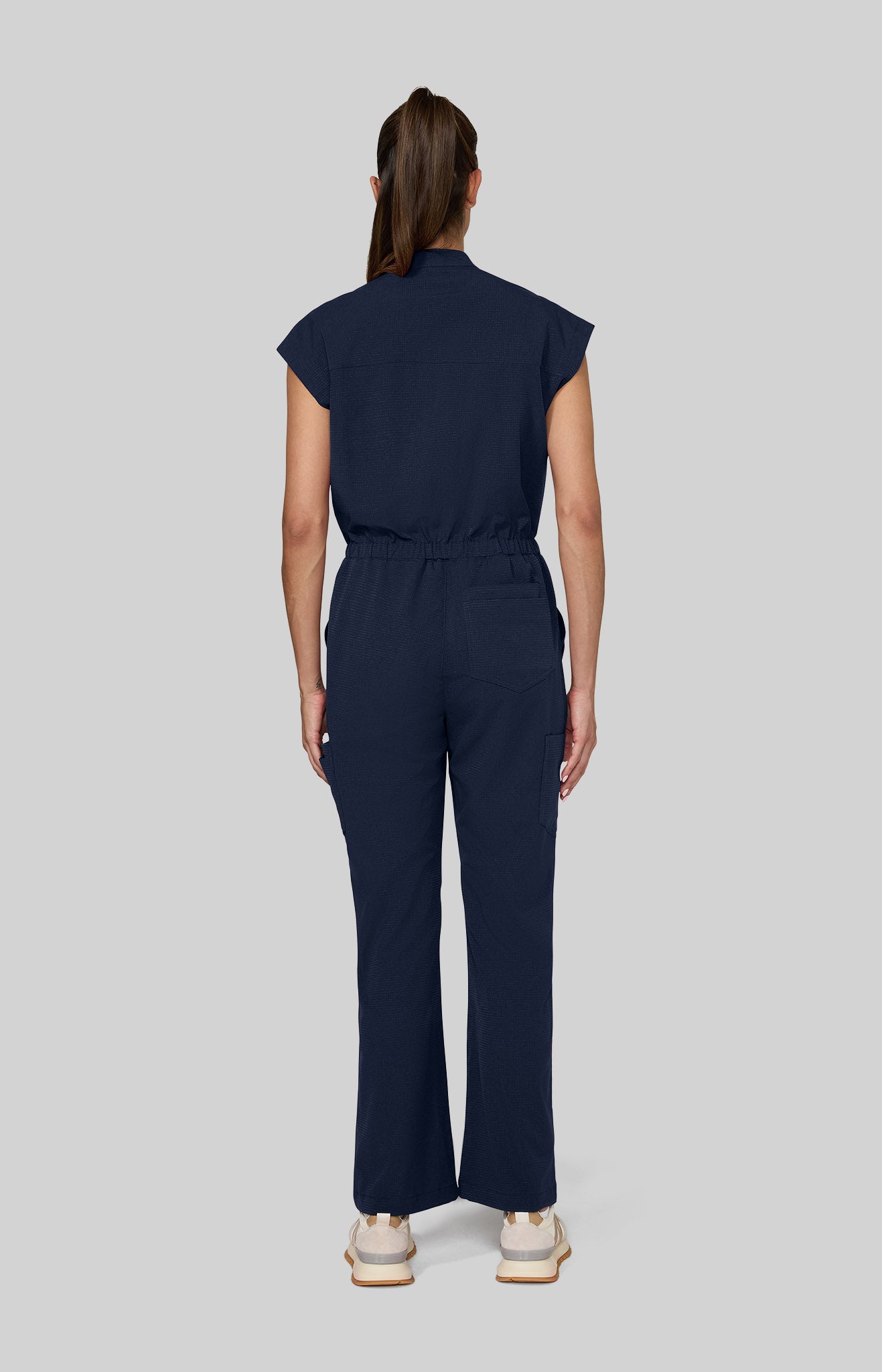 Solis x koi Anja Women's 11-Pocket Jumpsuit Navy – koihappiness