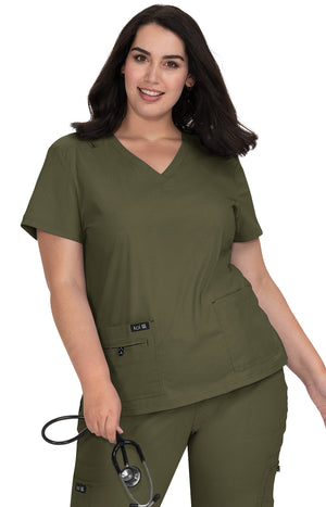 Becca Top | Basics | Olive Green