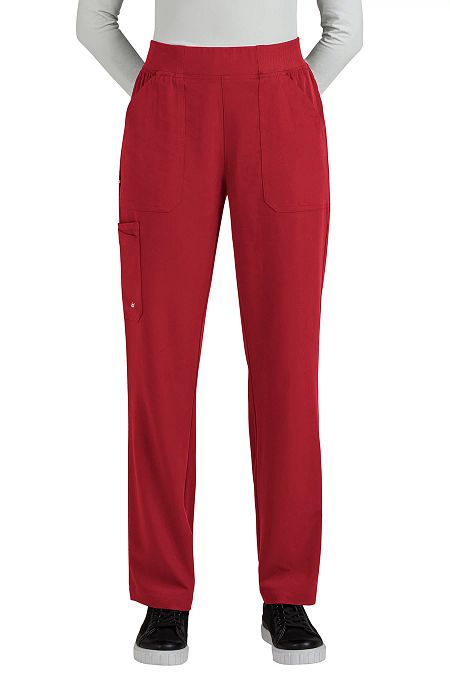 【oan】Gracie Boot Cut Pants Crepe Pull On Boot-Cut Pants