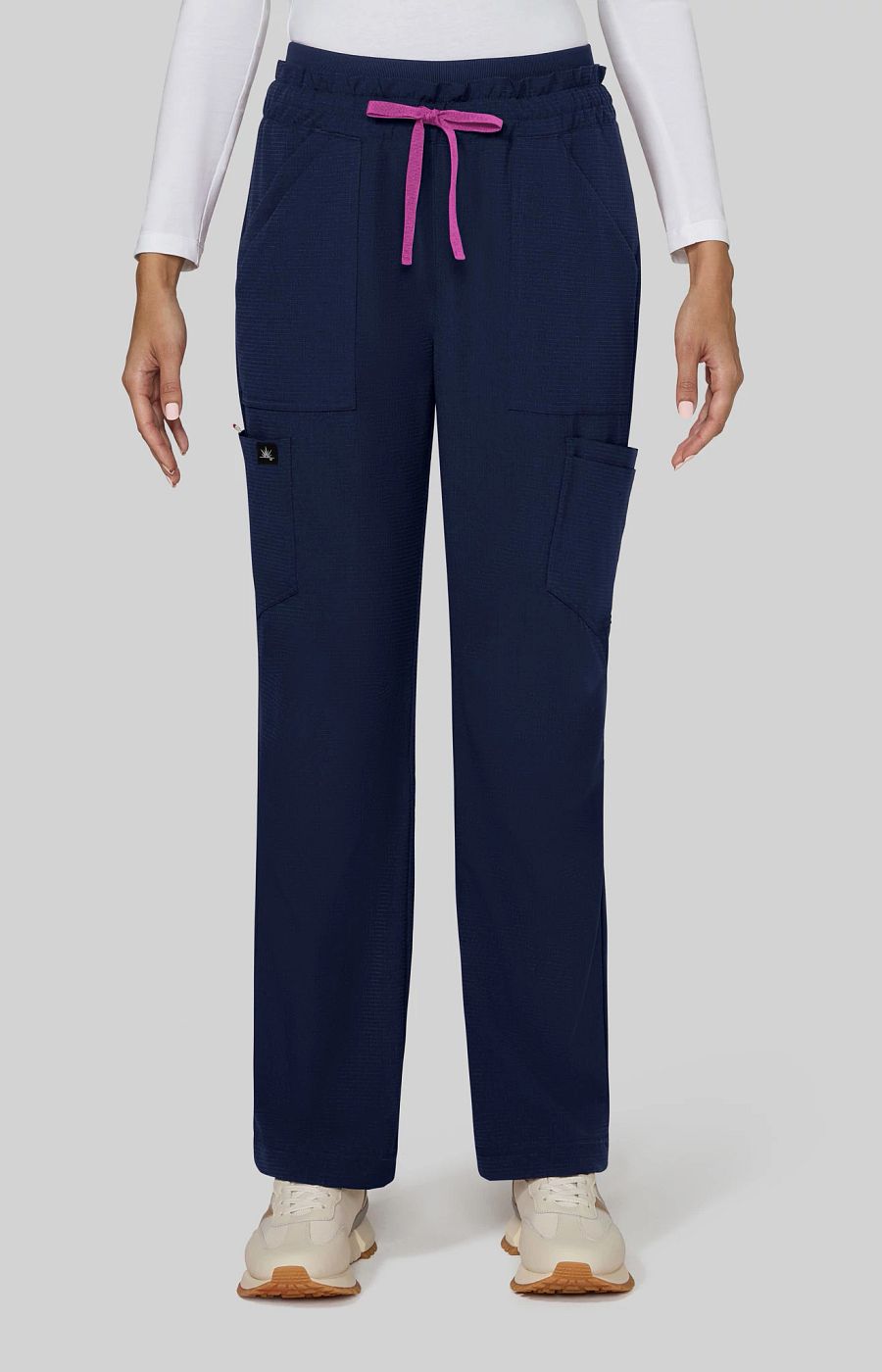 Solis x k Freda Women's 7-Pocket Limited Edition Scrub Pant Navy