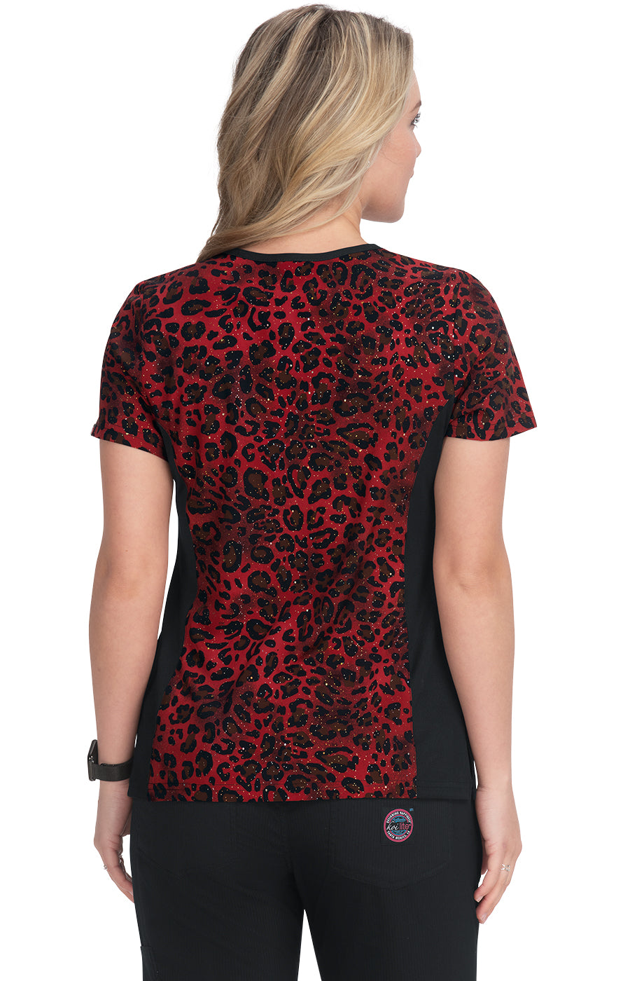 Raquel Top Holiday Cheetah Foil