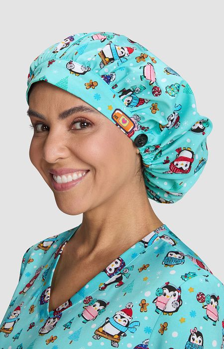 Bouffant Scrub Cap Penguins
