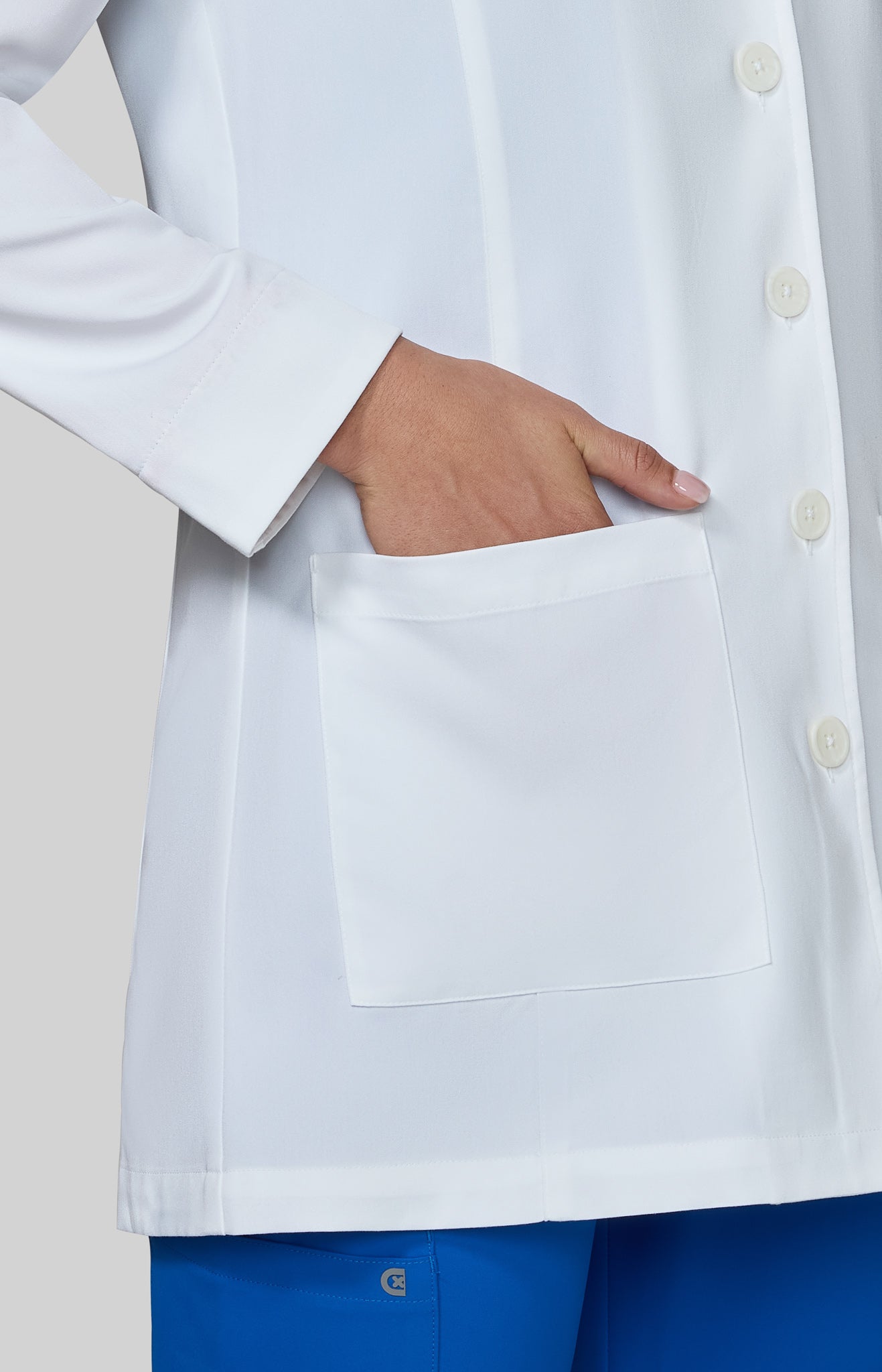Marigold Lab Coat | Essentials | White – koihappiness