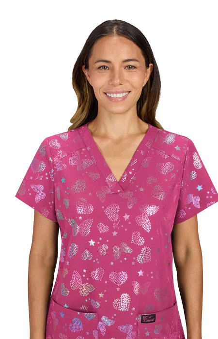 Bell Top Butterfly Aura Flamingo