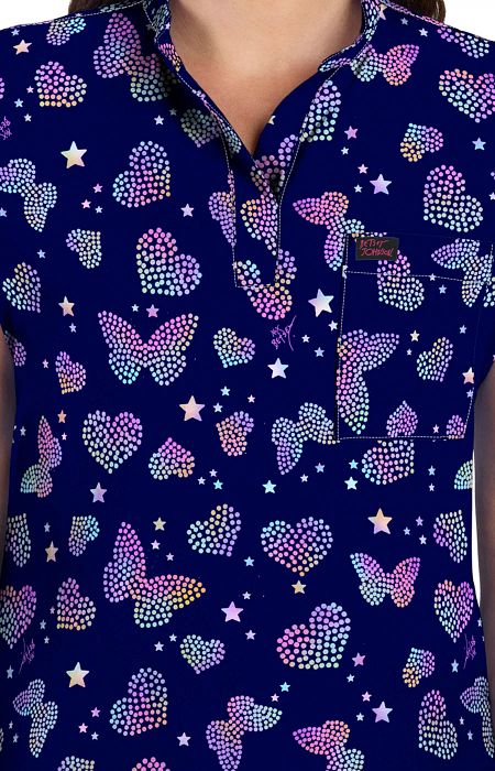 Ari Top Butterfly Aura Navy