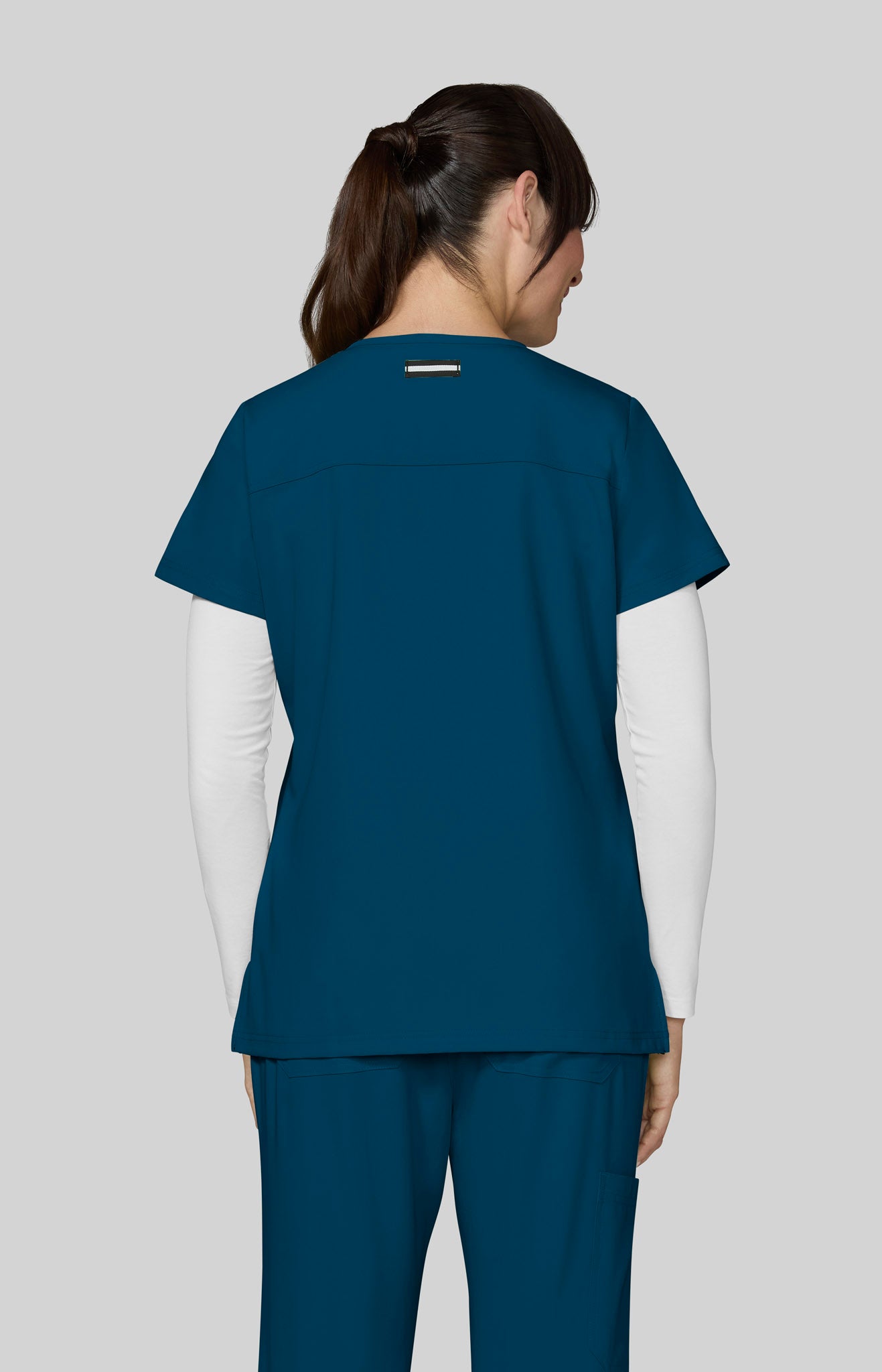 Hustle and Heart Women's 3-Pocket Stretch Scrub Top – koihappiness