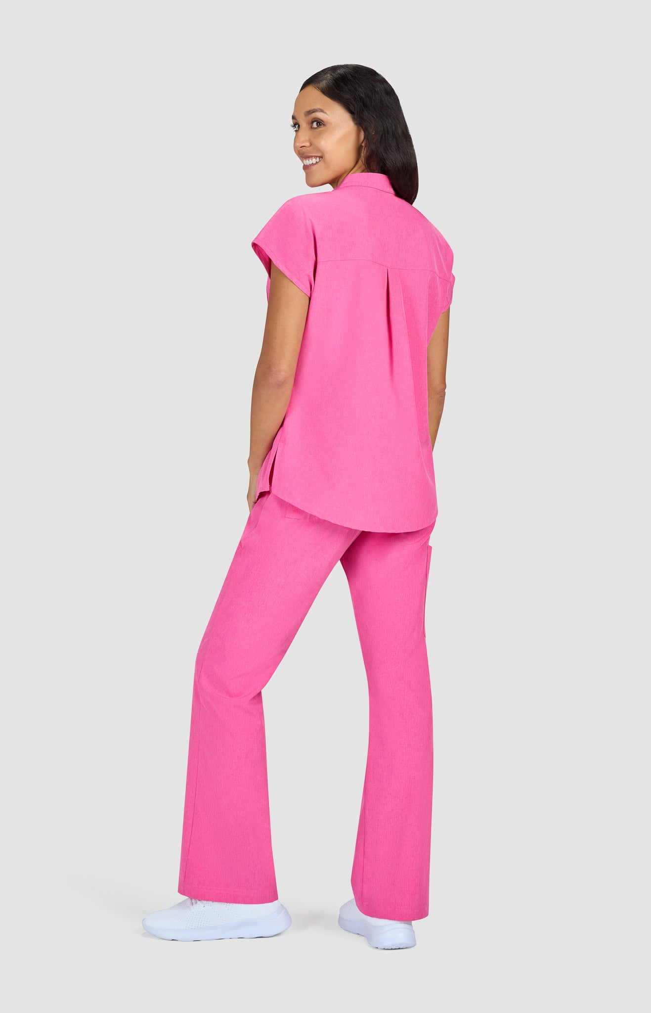 Ari Top Heather Pink Lemonade