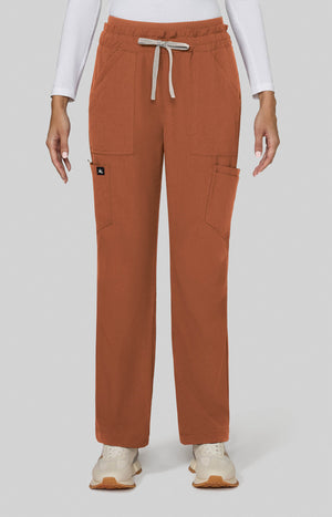 Freda Wide Leg Pant | Solis | Dark Copper