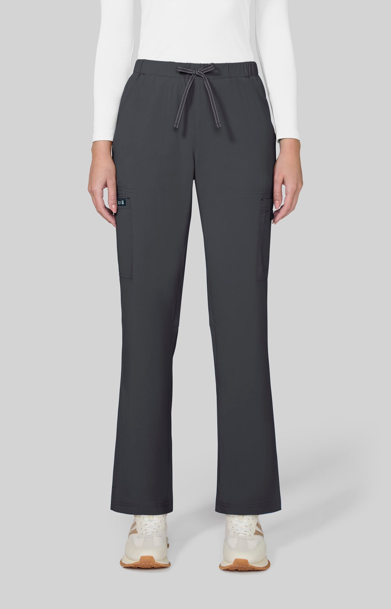 Holly Women's 8-Pocket Stretch Cargo Scrub Pants – koihappiness