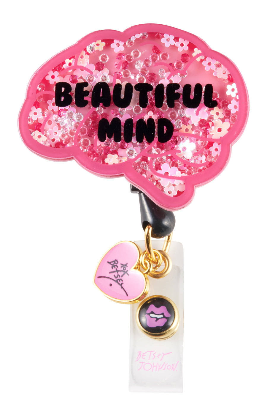 Betsey Retractable Badges Brainy