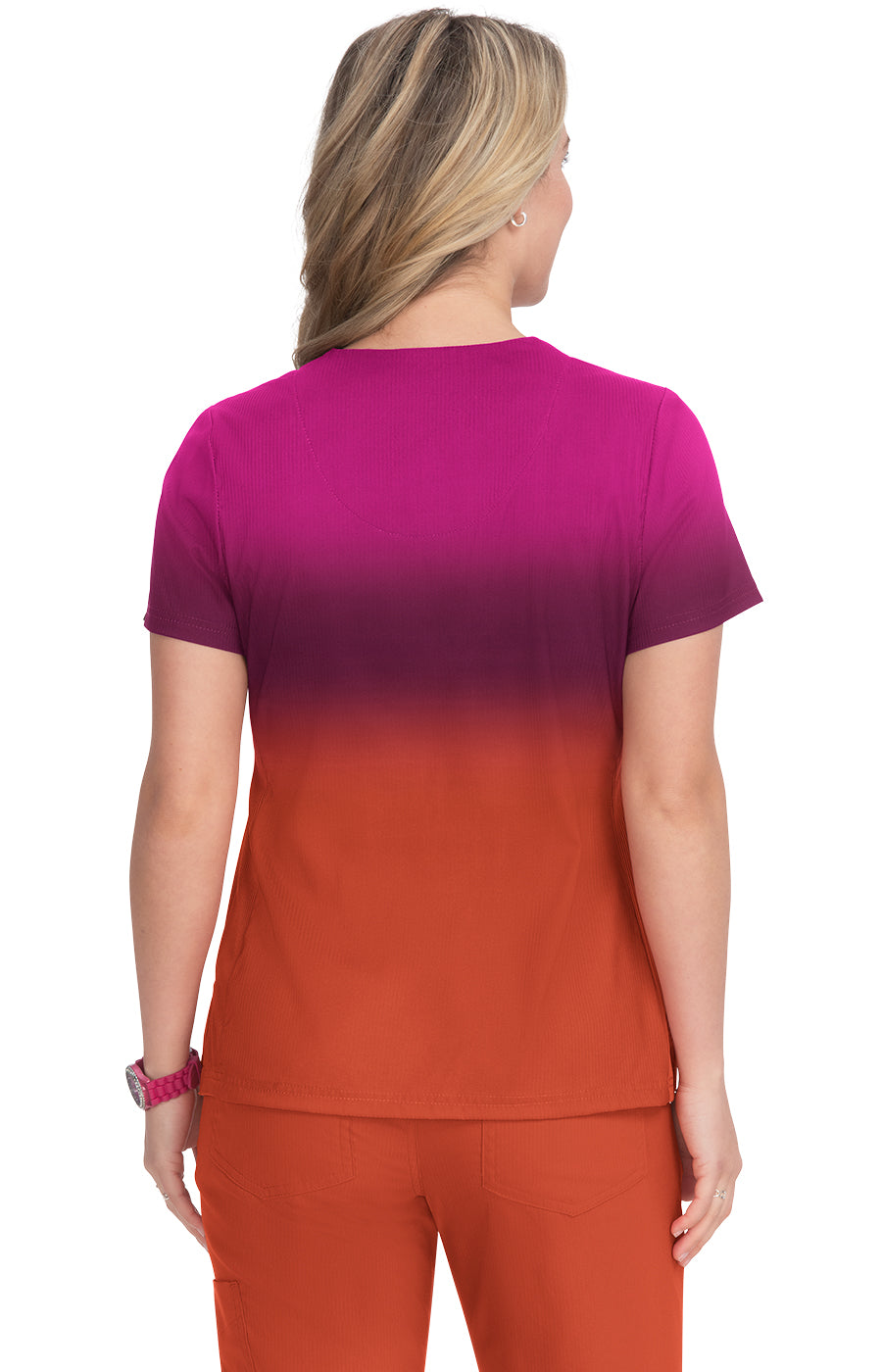 Reclaim Placement Top Azelea Pink/Wine/Terracotta Ombre