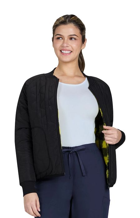 Two Cool Reversible Jacket Black/Yellow Plaid