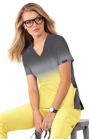 Cali Top Heather Charcoal/ Sunshine