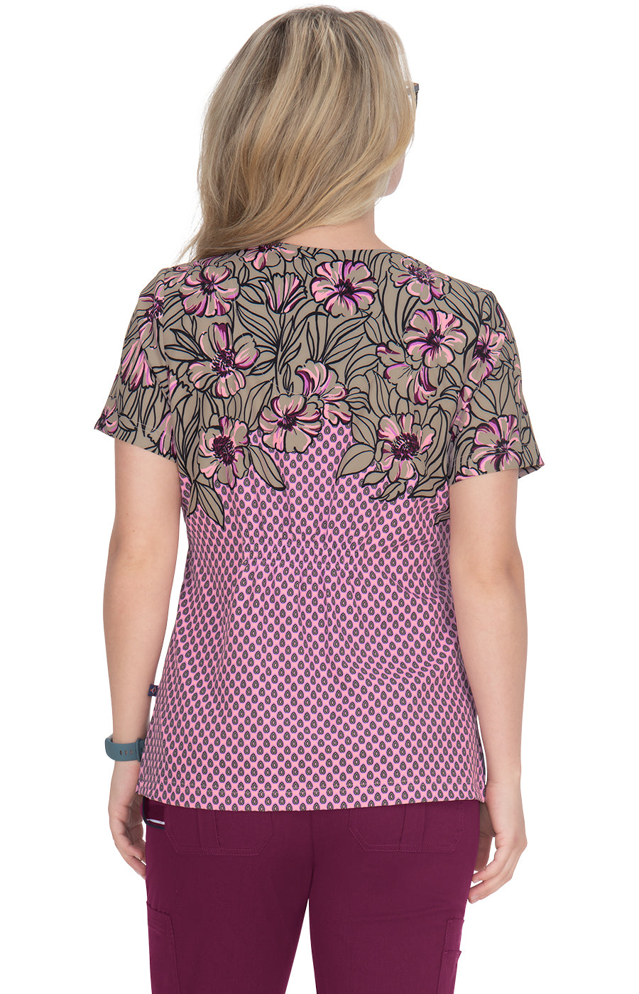 Stretch Brianne Top Antique Camellia