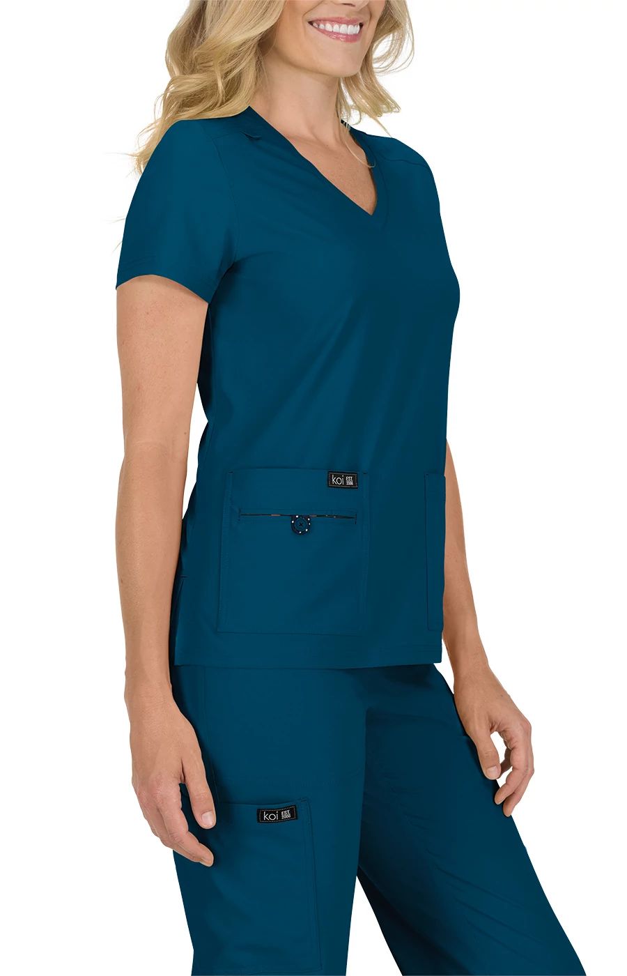 KOI Basics 373 Becca - camisa médica para mujer