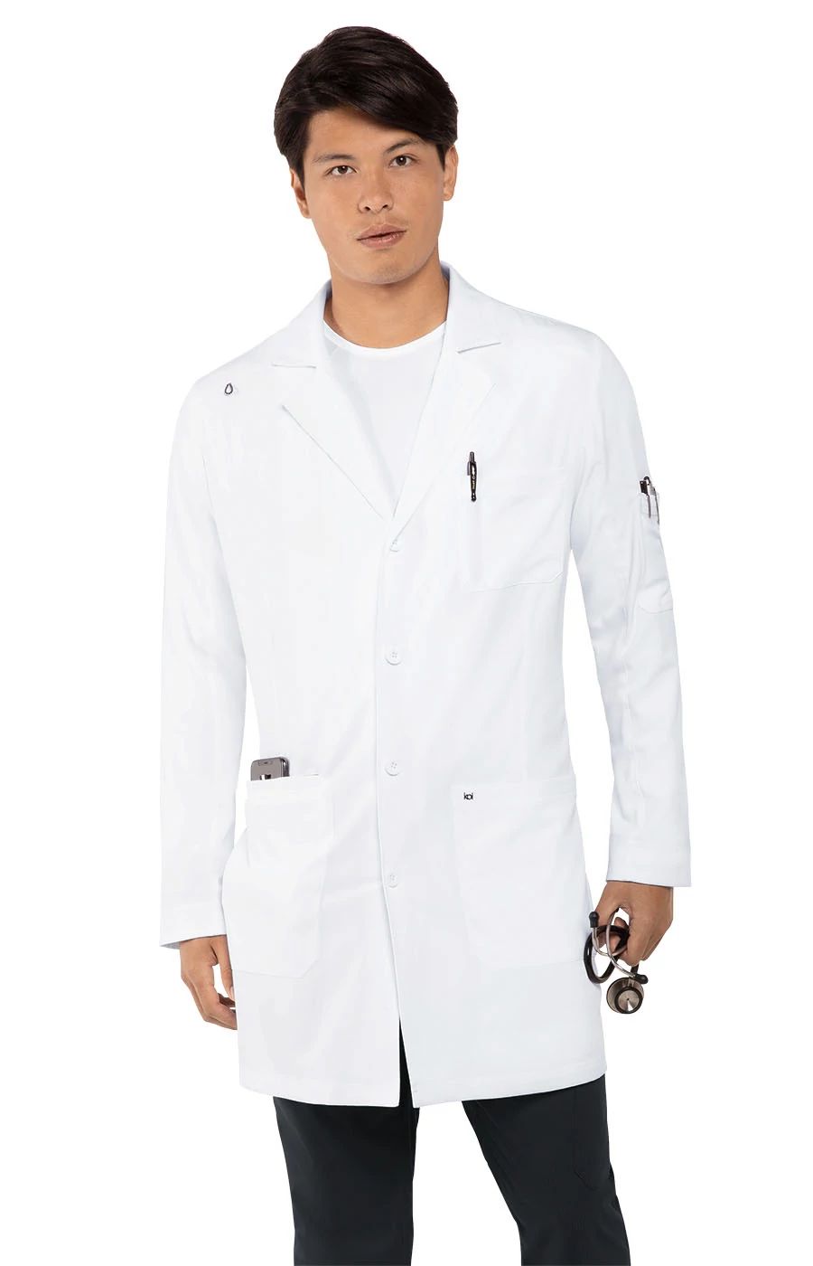 His Everyday Men's 5-Pocket Stretch Lab Coat – koihappiness