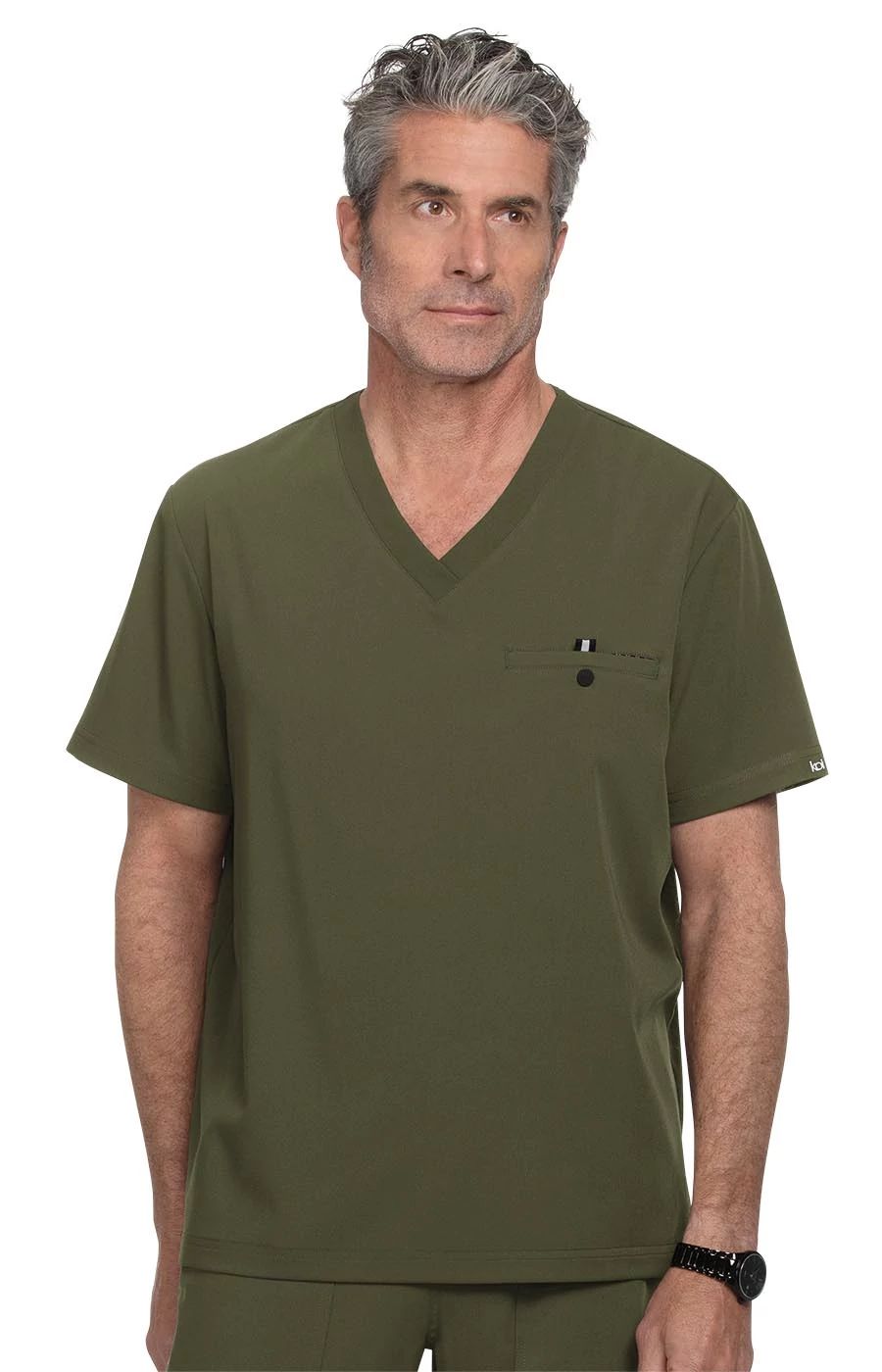 on-call-top-olive-green