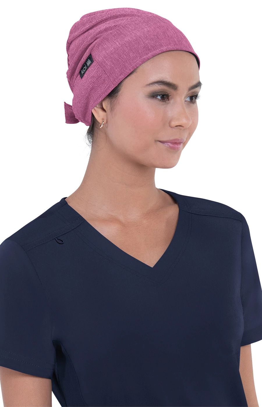 surgical-hats-heather-azalea-pink