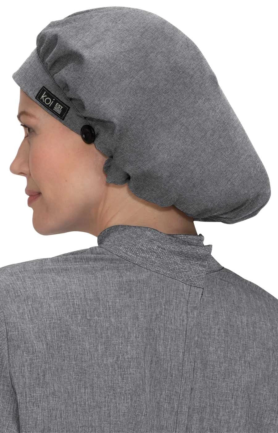 bouffant-cap-heather-grey