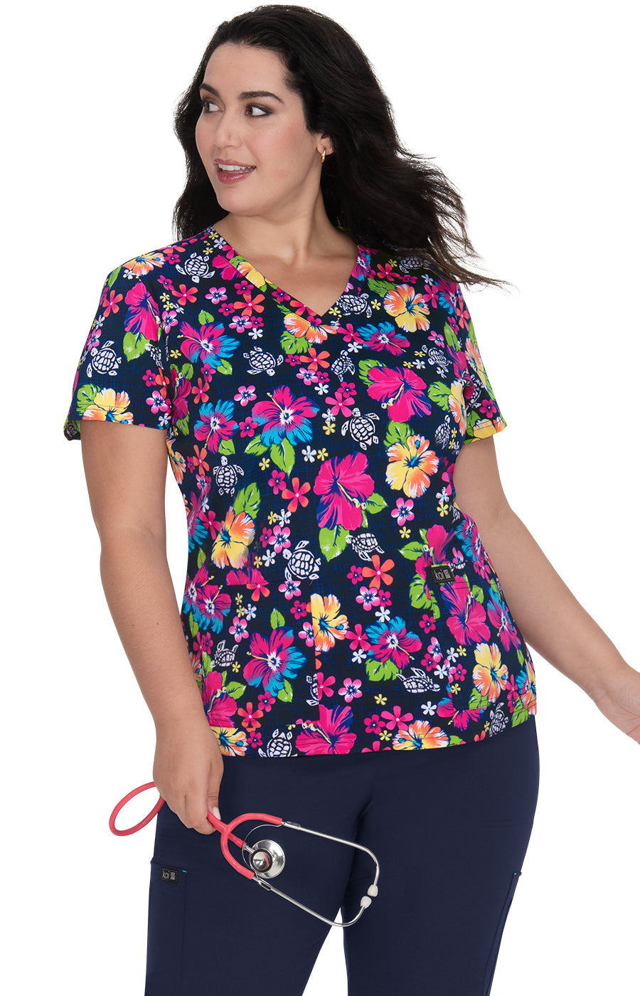 Leslie Top Hono & Hibiscus