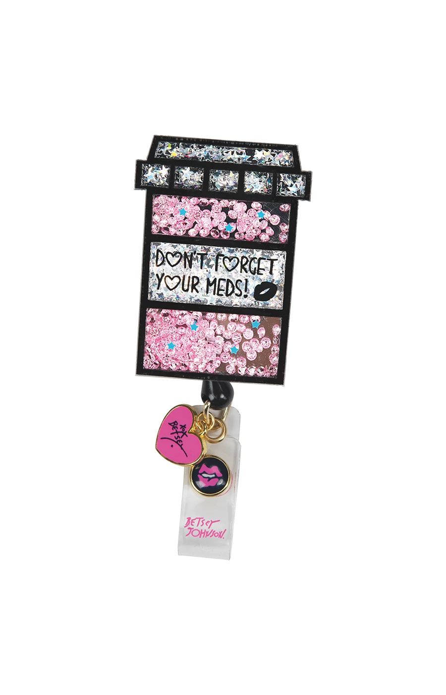 Betsey Retractable Badges Pill Box Badge Reel – koihappiness