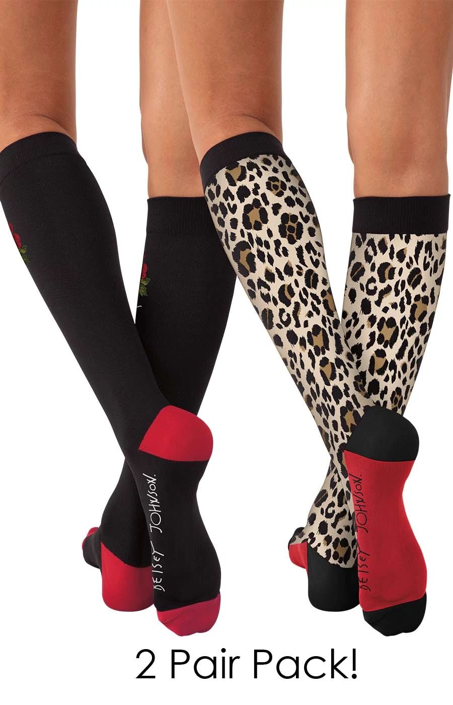 compression-socks-2-pac-floral-cheetah-betsey