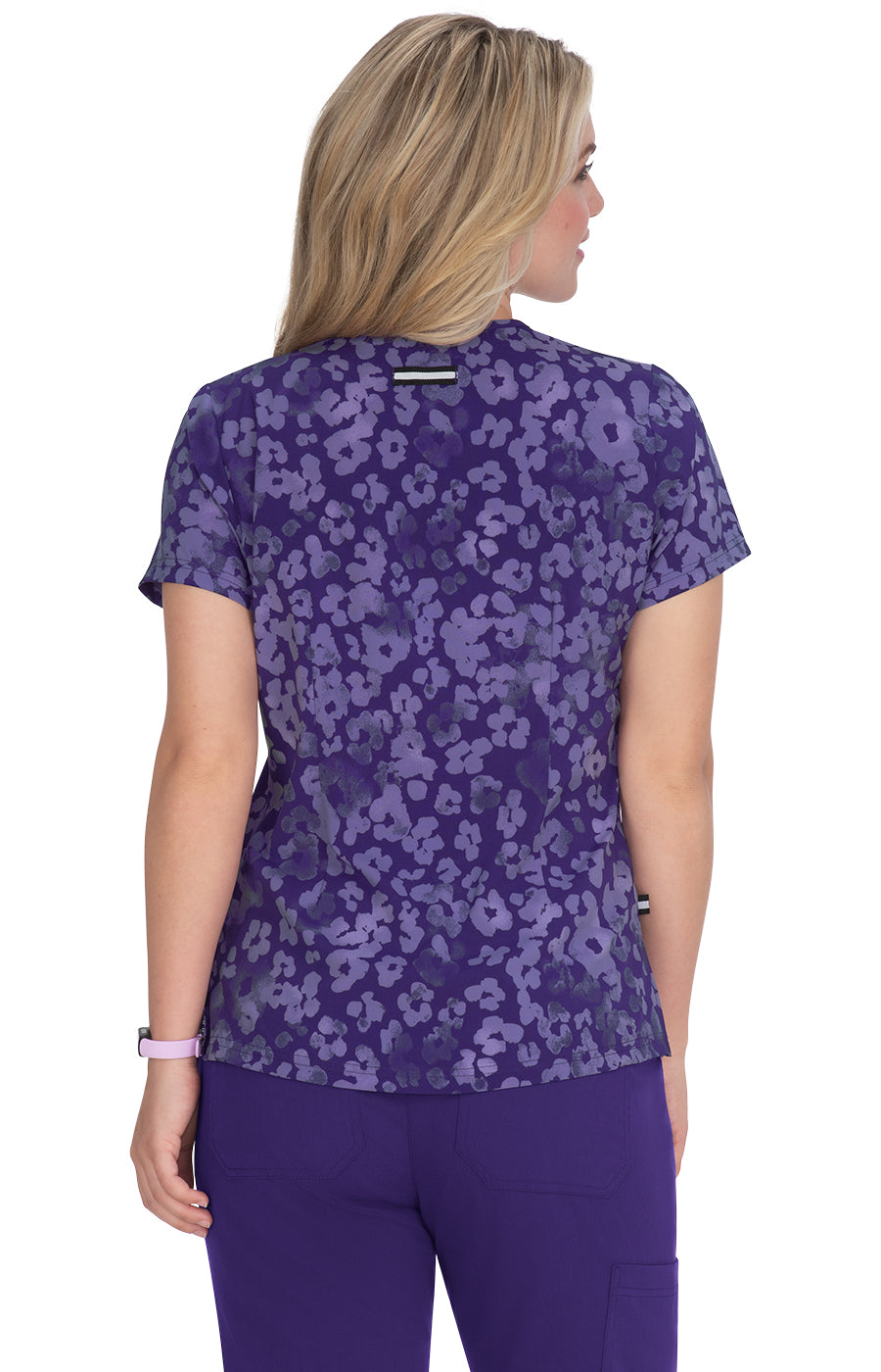 Early Energy Top Tonal Cheetah Grape/Wisteria