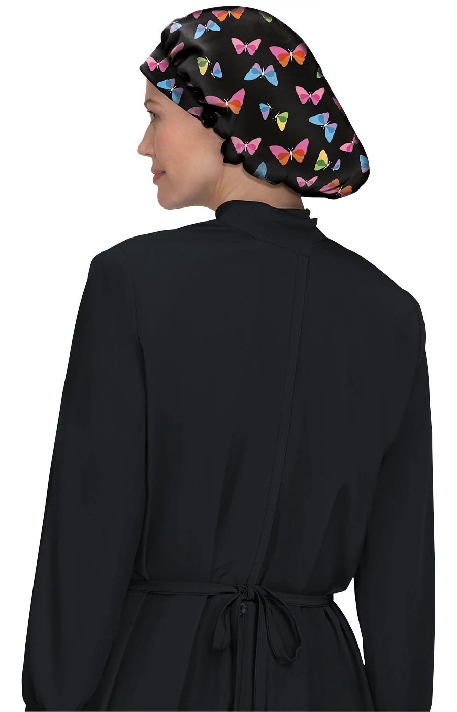 printed-bouffant-caps-butterfly-sheer